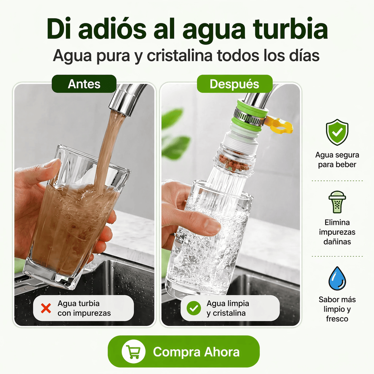 AQUA | Filtro Purificador de Agua 360°