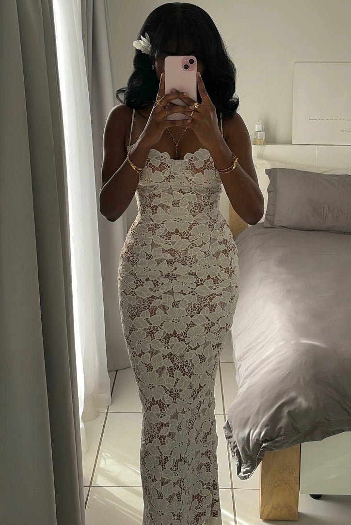 Maxi I de encaje Pearla - Tienda Online
